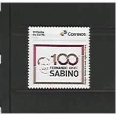 SI0041-SELO INSTITUCIONAL 100 ANOS DO NASCIMENTO DE FERNANDO SABINO - 2024 - MINT SI0041-SELO INSTITUCIONAL 100 ANOS DO NASCIMENTO DE FERNANDO SABINO - 2024 - MINT