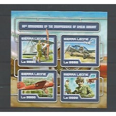 Sierra Leone - 6857/60 - 80° Aniversario do desaparecimento de Amelia Earhart  